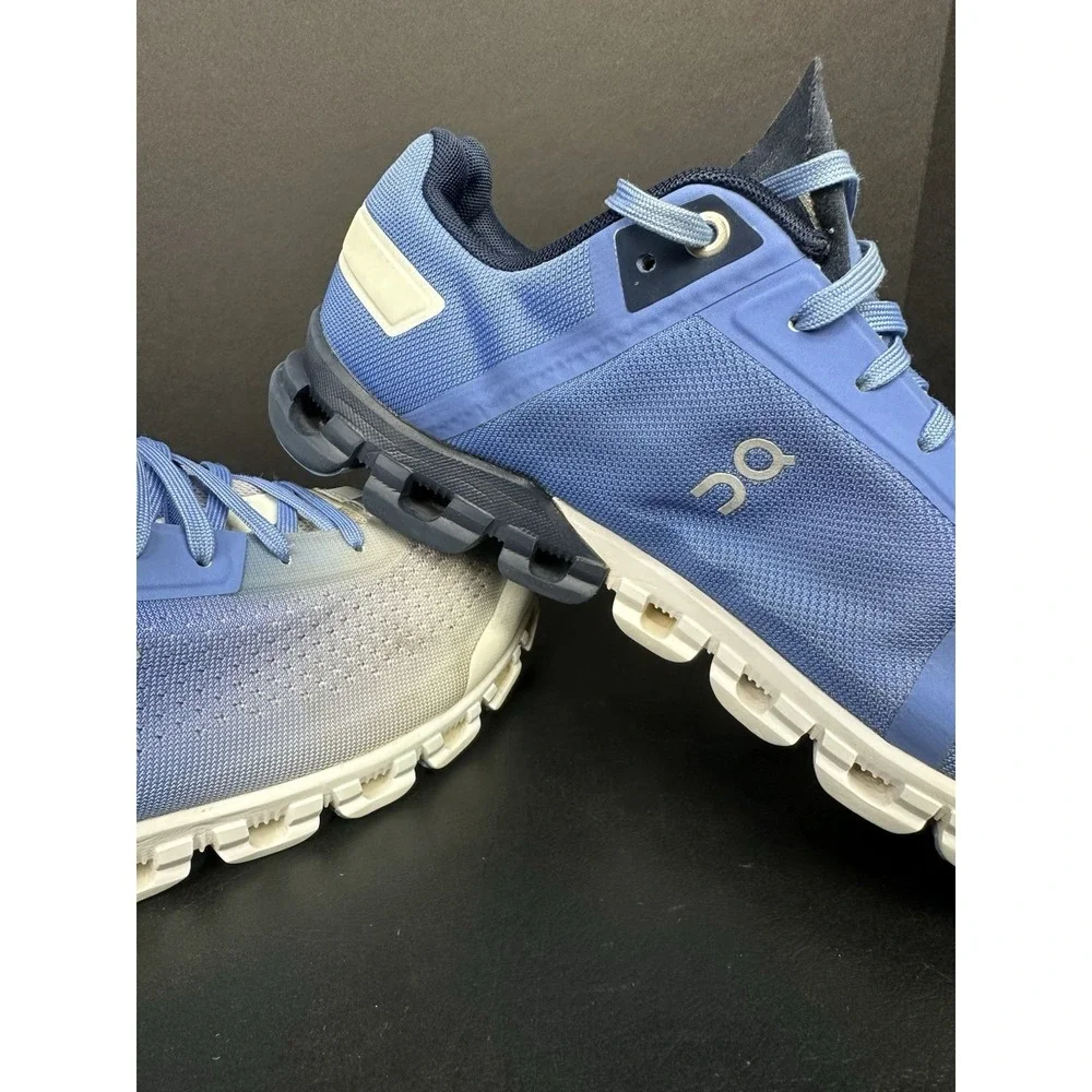 On Cloudflow Marina White Women's Lightweight Mesh Low Top Running Sneaker Sz 10 - Picture 4 of 10